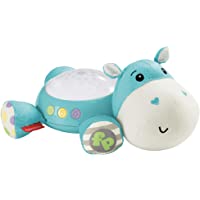 Fisher-Price Hipopótamo dulces sueños- juguete de cuna para bebé (Mattel CGN86)- peluches- azul